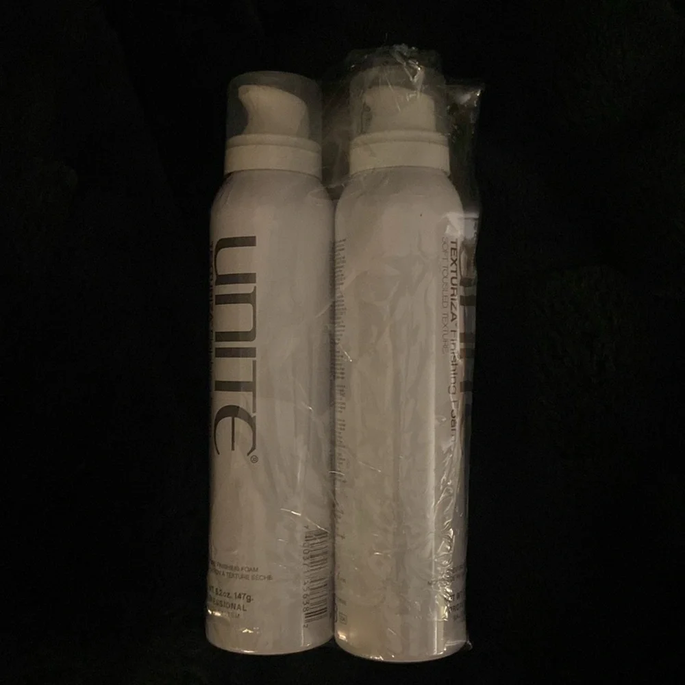 Unite Texturiza Finishing Foam Soft Tousled texture 2 included New in package